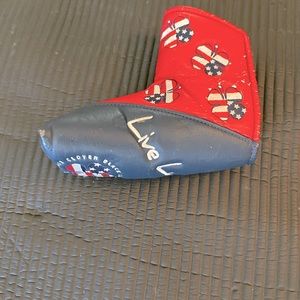 live lucky putter cover! Add a little pizzazz to your bag
